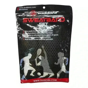 Suddora Y WRISTBANDS ONLY Set *READ* Grey Wristbands Multisport Super Absorption